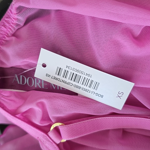 Adore Me NWT Pink Lace Chemise - Picture 5 of 5